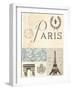 Paris in Memory-Marco Fabiano-Framed Art Print