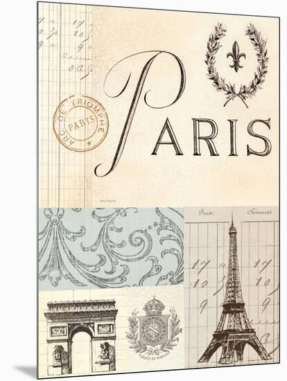 Paris in Memory-Marco Fabiano-Mounted Art Print