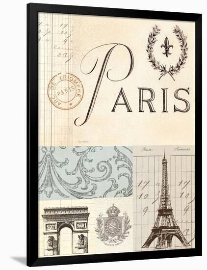 Paris in Memory-Marco Fabiano-Framed Art Print