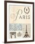 Paris in Memory-Marco Fabiano-Framed Art Print