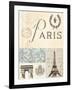 Paris in Memory-Marco Fabiano-Framed Art Print