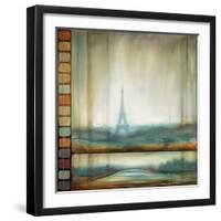 Paris in Motion-Pablo Rojero-Framed Art Print