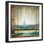 Paris in Motion-Pablo Rojero-Framed Art Print