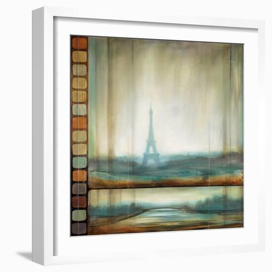 Paris in Motion-Pablo Rojero-Framed Art Print