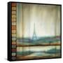 Paris in Motion-Pablo Rojero-Framed Stretched Canvas