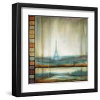 Paris in Motion-Pablo Rojero-Framed Art Print