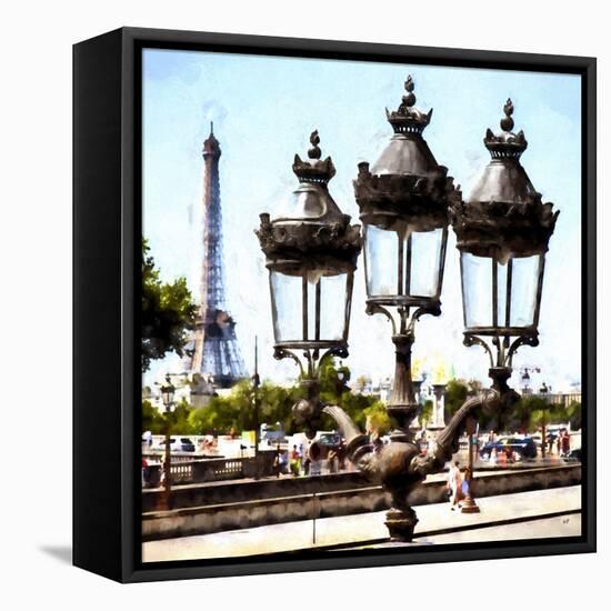 Paris in Spring-Philippe Hugonnard-Framed Stretched Canvas