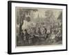 Paris in Summer, Bain De La Grenouillere, at Croissy-null-Framed Giclee Print