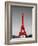 Paris in the Day in Red Border-Emily Navas-Framed Art Print