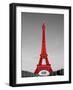 Paris in the Day in Red Border-Emily Navas-Framed Art Print