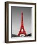 Paris in the Day in Red Border-Emily Navas-Framed Art Print