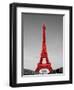 Paris in the Day in Red Border-Emily Navas-Framed Art Print