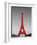 Paris in the Day in Red Border-Emily Navas-Framed Art Print