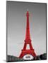 Paris in the Day in Red Border-Emily Navas-Mounted Art Print