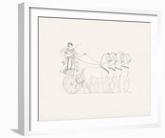 Paris in the Quadriga-Thomas Baxter-Framed Art Print