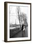 Paris In The Rain I Love-Carina Okula-Framed Photographic Print