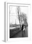 Paris In The Rain I Love-Carina Okula-Framed Photographic Print