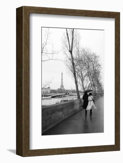 Paris In The Rain I Love-Carina Okula-Framed Photographic Print