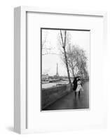 Paris In The Rain I Love-Carina Okula-Framed Photographic Print