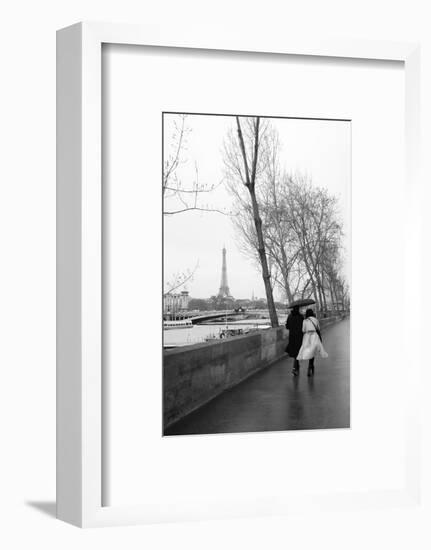 Paris In The Rain I Love-Carina Okula-Framed Photographic Print