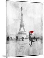 Paris In The Rain-OnRei-Mounted Art Print