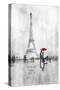 Paris In The Rain-OnRei-Stretched Canvas