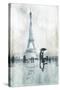 Paris in the rain-OnRei-Stretched Canvas