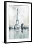 Paris in the rain-OnRei-Framed Art Print
