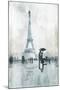 Paris in the rain-OnRei-Mounted Art Print