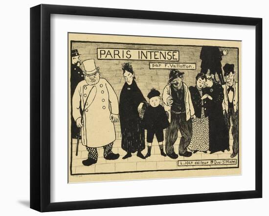 Paris Intense, 1893-94-Félix Vallotton-Framed Giclee Print