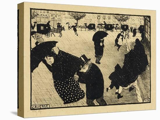 Paris Intense, 1893-94-Félix Vallotton-Stretched Canvas