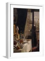 Paris interior, 1881-Claude Monet-Framed Giclee Print