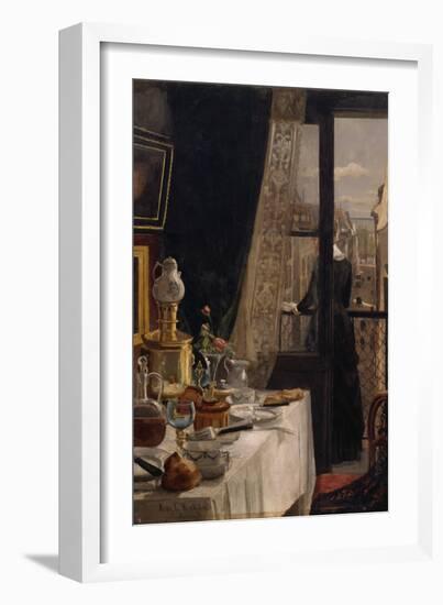 Paris interior, 1881-Claude Monet-Framed Giclee Print