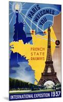 Paris, International Exposition 1937-Lilden-Mounted Art Print