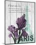 Paris Iris-Alicia Soave-Mounted Art Print