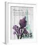 Paris Iris-Alicia Soave-Framed Art Print