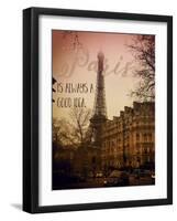 Paris Is Always a Good Idea-Tina Lavoie-Framed Giclee Print