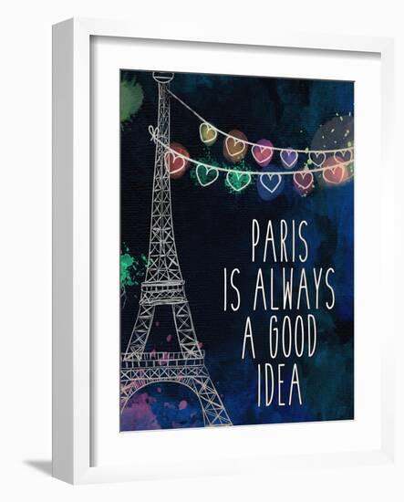 Paris is Always-Kimberly Allen-Framed Art Print