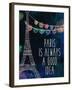 Paris is Always-Kimberly Allen-Framed Art Print