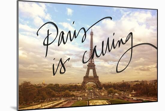 Paris is Calling-Emily Navas-Mounted Premium Giclee Print