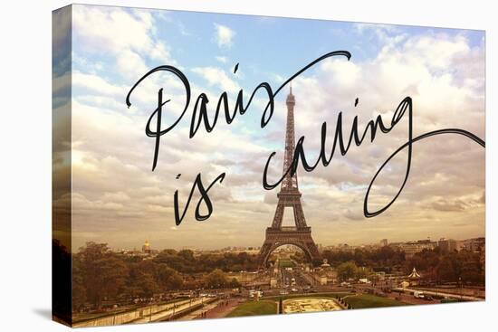 Paris is Calling-Emily Navas-Stretched Canvas