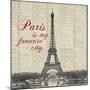 Paris is my Favorite City-Michael Marcon-Mounted Art Print