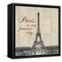 Paris is my Favorite City-Michael Marcon-Framed Stretched Canvas