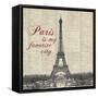 Paris is my Favorite City-Michael Marcon-Framed Stretched Canvas