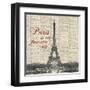 Paris is my Favorite City-Michael Marcon-Framed Art Print