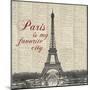 Paris is my Favorite City-Michael Marcon-Mounted Art Print