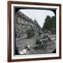 Paris (Ist Arrondissement), the Quai Des Tuileries at the Level of the Pont-Royal, Circa 1890-Leon, Levy et Fils-Framed Photographic Print