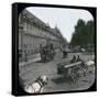 Paris (Ist Arrondissement), the Quai Des Tuileries at the Level of the Pont-Royal, Circa 1890-Leon, Levy et Fils-Framed Stretched Canvas