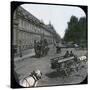 Paris (Ist Arrondissement), the Quai Des Tuileries at the Level of the Pont-Royal, Circa 1890-Leon, Levy et Fils-Stretched Canvas