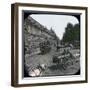 Paris (Ist Arrondissement), the Quai Des Tuileries at the Level of the Pont-Royal, Circa 1890-Leon, Levy et Fils-Framed Premium Photographic Print